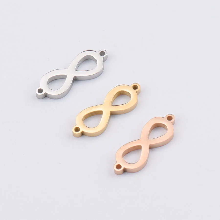100% Stainless Steel Infinity Charm Gold 2 Hole Metal Infinito Connector For Bracelet Mirror Polished Whoesale 20pcs
100% Stainless Steel Infinity Charm Gold 2 Hole Metal Infinito Connector For Bracelet Mirror Polished Whoesale 20pcs