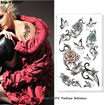 Nu-TATY Sexy Flowers Temporary Tattoo Body Art Arm Flash Tattoo Stickers 17*10cm Waterproof Fake Henna Painless Tattoo Sticker
Nu-TATY Sexy Flowers Temporary Tattoo Body Art Arm Flash Tattoo Stickers 17*10cm Waterproof Fake Henna Painless Tattoo Sticker