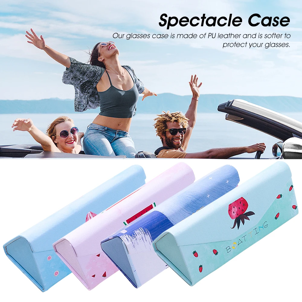 Portable Folding Cute Little Student Fresh Sunglasses Box Storage Organzier Portable Eyewear Protector PU Leather Spectacle Case
Portable Folding Cute Little Student Fresh Sunglasses Box Storage Organzier Portable Eyewear Protector PU Leather Spectacle Case