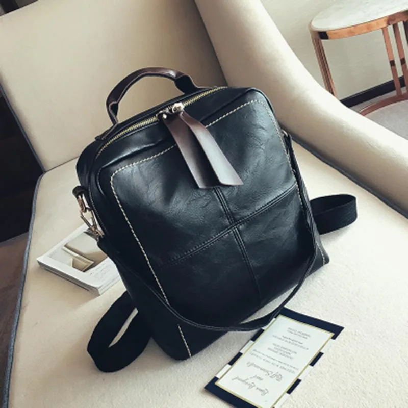 girls Multifunction Backpack Soft Leather Shoulder Bag Female Large Solid Teenage Girls School Backpacks Travel Mochila
girls Multifunction Backpack Soft Leather Shoulder Bag Female Large Solid Teenage Girls School Backpacks Travel Mochila