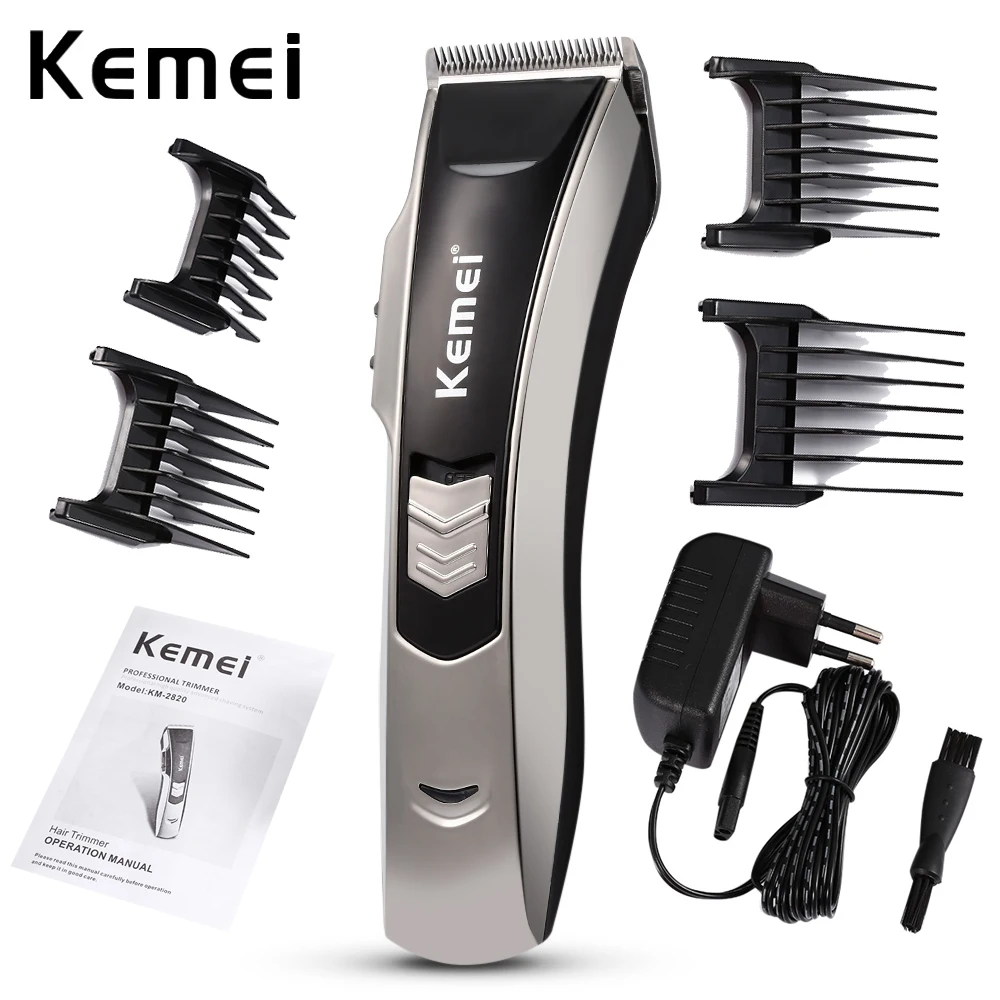 Kemei Powerful Electric Hair Clipper Trimmer Styling Haircut 110 - 240V Hair Trimmer Split KM - 2820 maquina de cortar cabelo EU
Kemei Powerful Electric Hair Clipper Trimmer Styling Haircut 110 - 240V Hair Trimmer Split KM - 2820 maquina de cortar cabelo EU