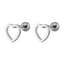 Fashion Heart Shaped Stud Earrings Women Stainless Steel Black&Gold Color Cute Tiff Hollow Geometric Female Earrings Jewelry
Fashion Heart Shaped Stud Earrings Women Stainless Steel Black&Gold Color Cute Tiff Hollow Geometric Female Earrings Jewelry