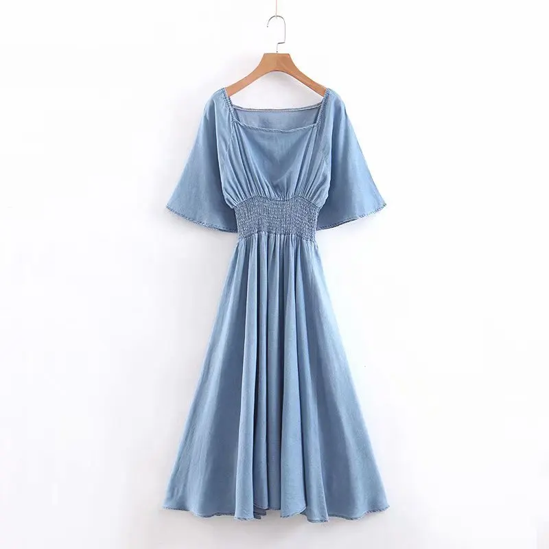 Klacwaya Denim Women Elegant Dress 2019 Spring-Summer Ladies Slim Dresses Street-wear Girls High Waist Boho Vestidos party chic
Klacwaya Denim Women Elegant Dress 2019 Spring-Summer Ladies Slim Dresses Street-wear Girls High Waist Boho Vestidos party chic