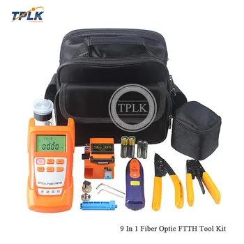 9 IN 1 Fiber Optic FTTH Tool Kits with SKL-60S cleaver fiber opitcal power meter and CFS-2 fiber optic stripper Alcohol bottle
9 IN 1 Fiber Optic FTTH Tool Kits with SKL-60S cleaver fiber opitcal power meter and CFS-2 fiber optic stripper Alcohol bottle