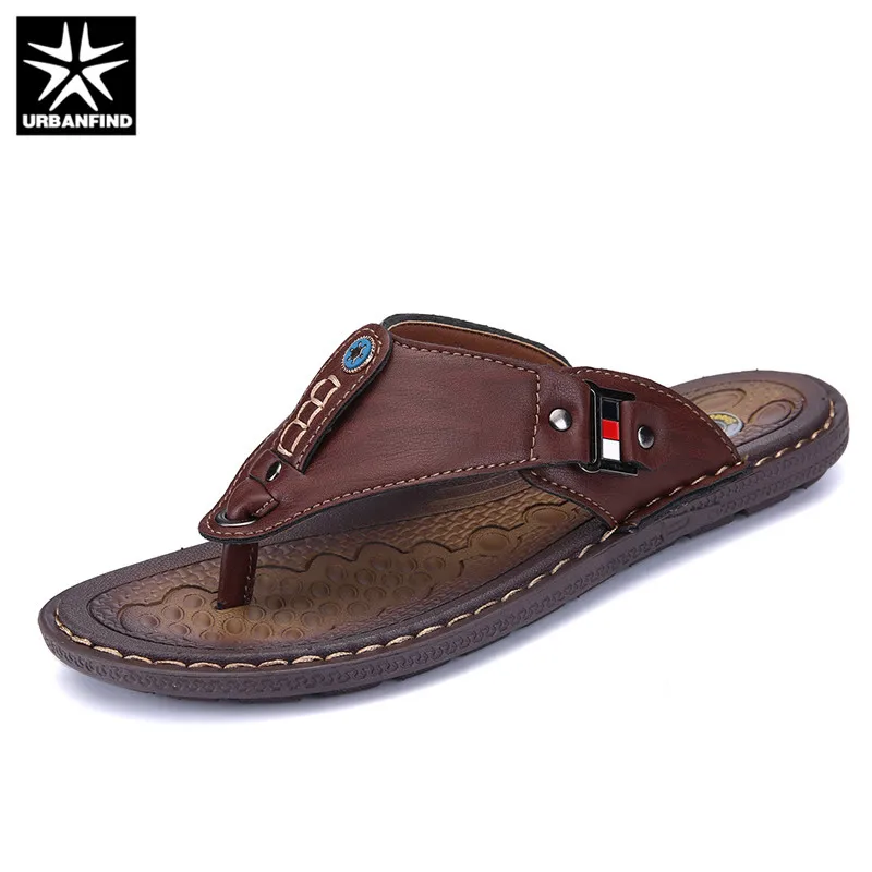 URBANFIND Slip-on Beach Shoes Casual Flip Flops Big Size 38-46 Brand Fashion Men Summer Leather Slippers Breathable Comfortable
URBANFIND Slip-on Beach Shoes Casual Flip Flops Big Size 38-46 Brand Fashion Men Summer Leather Slippers Breathable Comfortable
