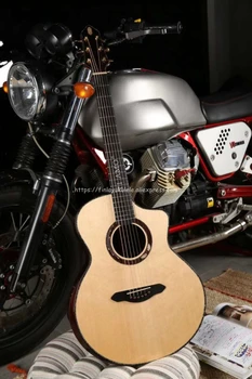 Professional Full Solid Guitar,41 " Cutaway Jumbo guitar with Solid Spruce Top/ Solid Rosewood Body,Cupid shell pattern mosaic
Professional Full Solid Guitar,41 " Cutaway Jumbo guitar with Solid Spruce Top/ Solid Rosewood Body,Cupid shell pattern mosaic