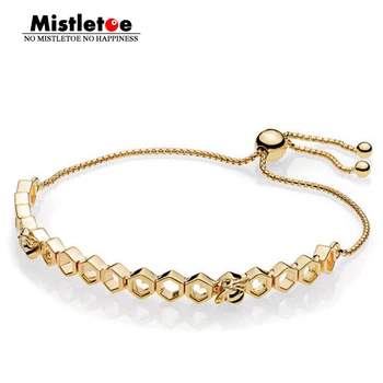 Mistletoe Authentic 925 Sterling Silver Limited Edition Mistletoe Shine Honeybee Bracelet Fit Eurpeon Jewelry
Mistletoe Authentic 925 Sterling Silver Limited Edition Mistletoe Shine Honeybee Bracelet Fit Eurpeon Jewelry