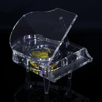 Music Box 130mm/170mm Clear Miniature K9 Crystal Piano Crafts Children Creative Toys for Kids Adults Best Gift
Music Box 130mm/170mm Clear Miniature K9 Crystal Piano Crafts Children Creative Toys for Kids Adults Best Gift