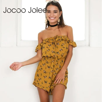 Jocoo Jolee Sexy Floral Sprint Women Chaims Summer Jumpsuits Loose Style Deep V-Neck Summer Beach Wearings 2018 New Arrivals 
Jocoo Jolee Sexy Floral Sprint Women Chaims Summer Jumpsuits Loose Style Deep V-Neck Summer Beach Wearings 2018 New Arrivals