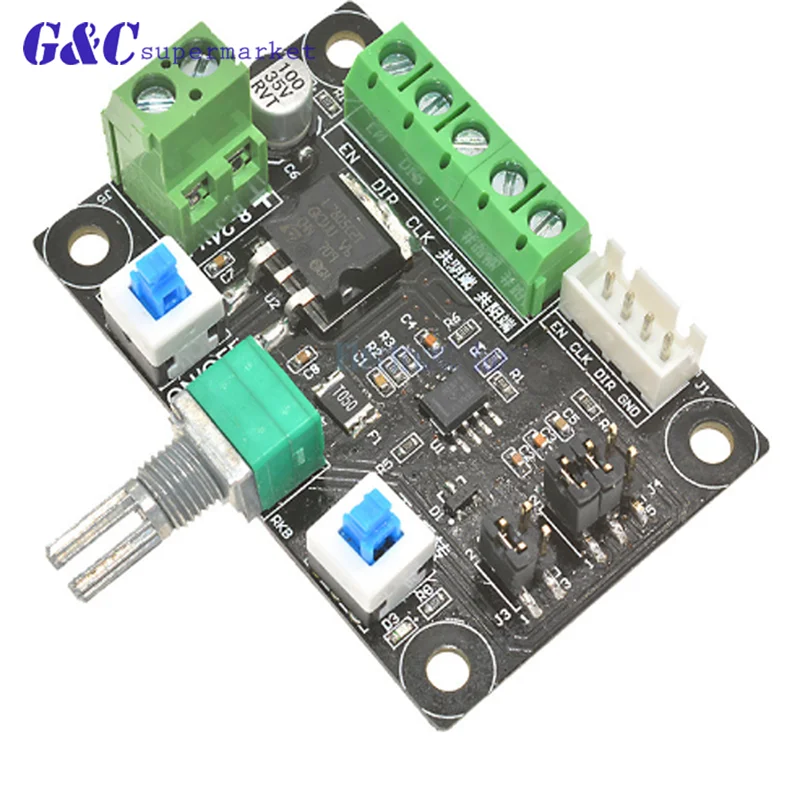 DC 12V 24V Stepper Motor Pulse Signal Generator Motor Driver Controller Speed Regulator Module
DC 12V 24V Stepper Motor Pulse Signal Generator Motor Driver Controller Speed Regulator Module