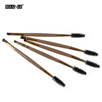 MAANGE Wholesale 100pcs Pro Double Ends Makeup Tools Bamboo Handle Double Eyebrow Brush Eyebrow Comb And Makeup Brush 
MAANGE Wholesale 100pcs Pro Double Ends Makeup Tools Bamboo Handle Double Eyebrow Brush Eyebrow Comb And Makeup Brush