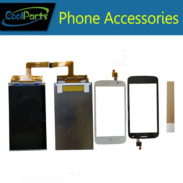 1pc/Lot High Quality 4.5'' For ZTE Blade Q Lux Qlux 4G 3G LCD Display Screen+Touch Screen Digitizer Black White Color With Tape 
1pc/Lot High Quality 4.5'' For ZTE Blade Q Lux Qlux 4G 3G LCD Display Screen+Touch Screen Digitizer Black White Color With Tape