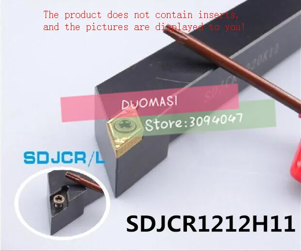 SDJCR1212H11 12*12mm Metal Lathe Cutting Tools Lathe Machine CNC Turning Tools External Turning Tool Holder S-Type SDJCR/L
SDJCR1212H11 12*12mm Metal Lathe Cutting Tools Lathe Machine CNC Turning Tools External Turning Tool Holder S-Type SDJCR/L