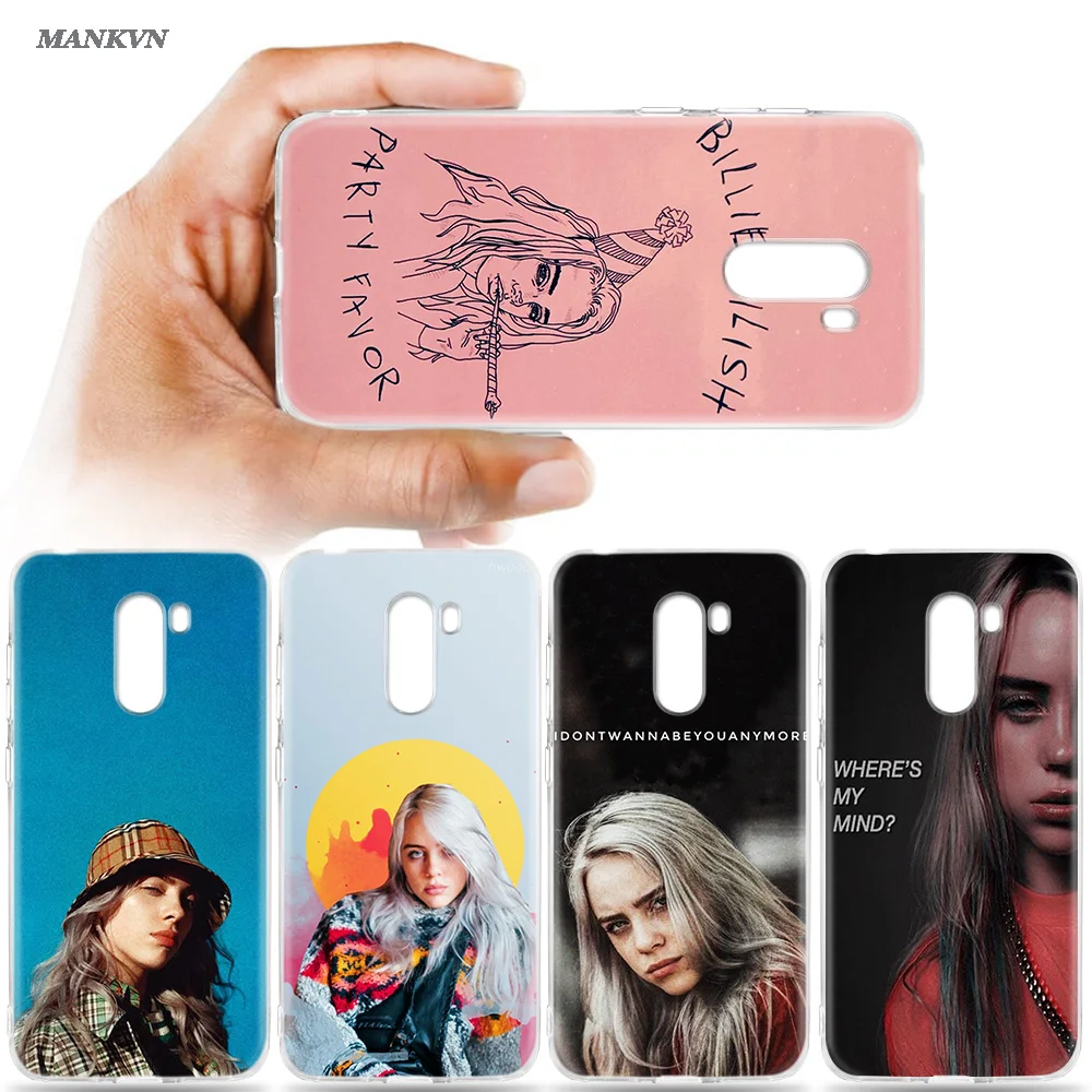 Billie Eilish Music Print TPU Case for Xiaomi Mi Play A2 8 Lite Redmi A1 S2 6 6A Note 4X 4 5 6 Pro Plus Poco F1 Back Cover Coque
Billie Eilish Music Print TPU Case for Xiaomi Mi Play A2 8 Lite Redmi A1 S2 6 6A Note 4X 4 5 6 Pro Plus Poco F1 Back Cover Coque