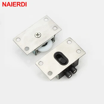 NAIERDI 4 Set APS Stainless Steel Sliding Door Wheel Cabinet Nylon Wheels Hanging Wheel Parts Door Rollers Door Hardware
NAIERDI 4 Set APS Stainless Steel Sliding Door Wheel Cabinet Nylon Wheels Hanging Wheel Parts Door Rollers Door Hardware