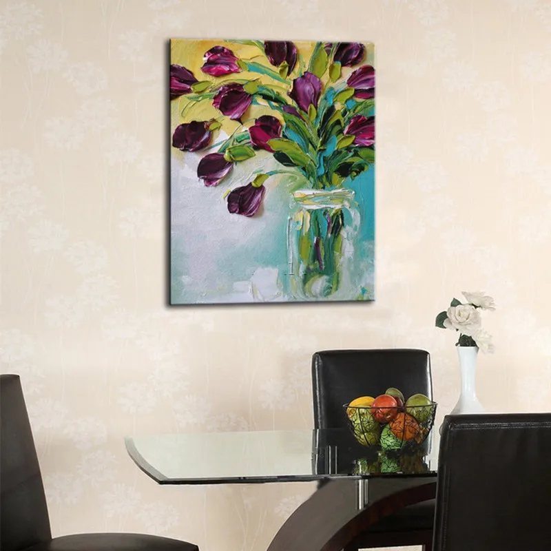 Large Acrylic Floral Painting Modern Home Decor Wall Art Pictures Handpainted Abstract Purple Flowers Oil Paintings on Canvas
Large Acrylic Floral Painting Modern Home Decor Wall Art Pictures Handpainted Abstract Purple Flowers Oil Paintings on Canvas