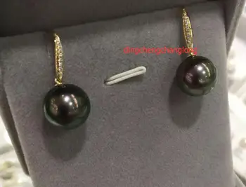 free shipping>>>>noble jewelry 11-12mm natural Tahitian Pearl Earrings 925silver
free shipping>>>>noble jewelry 11-12mm natural Tahitian Pearl Earrings 925silver