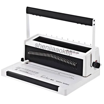 W200PRO iron ring binding machine text tender wire binding machine double coil full pumping knife binding machine A4 size 1pc
W200PRO iron ring binding machine text tender wire binding machine double coil full pumping knife binding machine A4 size 1pc
