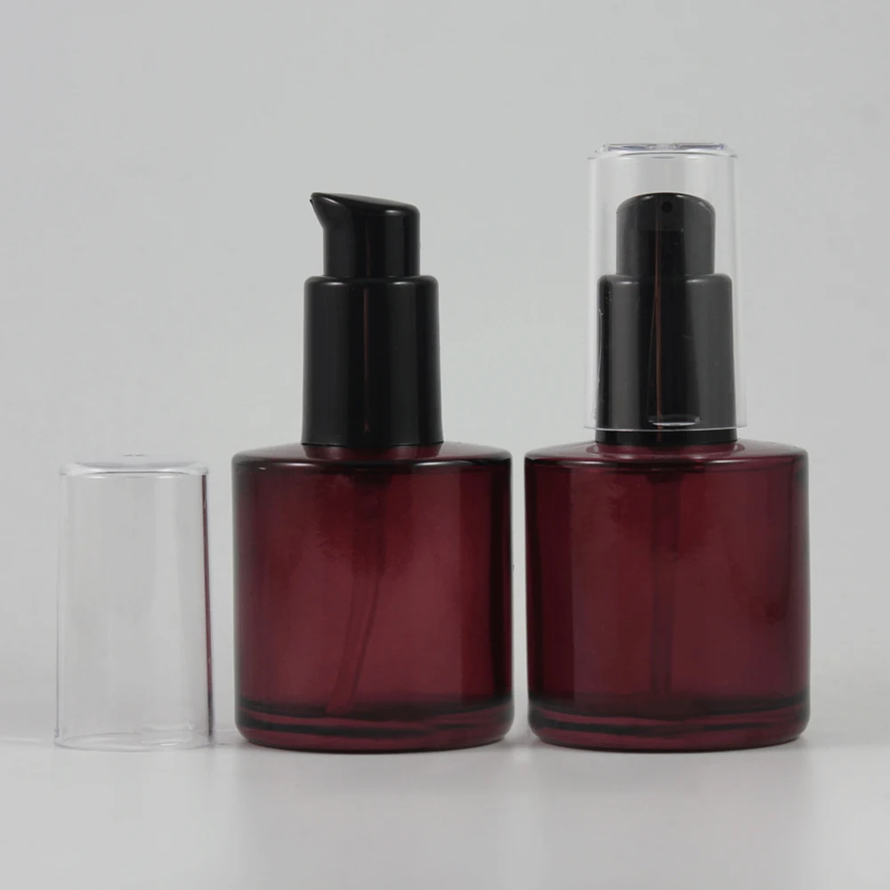 High quality lotion pump bottle 40ml, purple serum glass bottle refillable bottles
High quality lotion pump bottle 40ml, purple serum glass bottle refillable bottles
