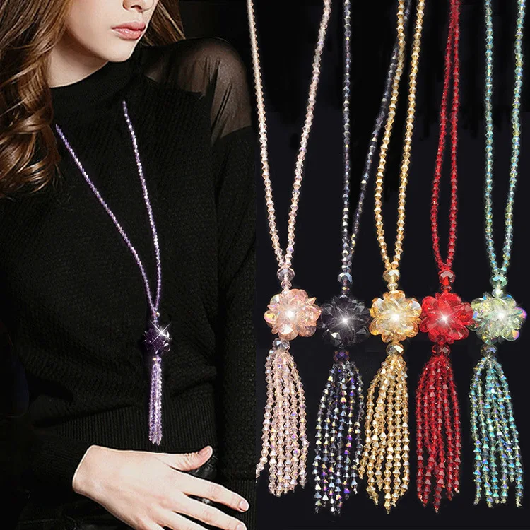 Women Fashion Sweater Chain Chokers Necklaces Trendy Crystal Long NecklaceStatement Charms Collier Femme necklaces & pendants
Women Fashion Sweater Chain Chokers Necklaces Trendy Crystal Long NecklaceStatement Charms Collier Femme necklaces & pendants
