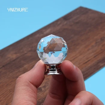 10pcs/lot 30mm Tiradores Muebles Clear Crystal Glass Cupboard Door Drawer Knobs Pull Handle Sliver Kitchen Yz-2003
10pcs/lot 30mm Tiradores Muebles Clear Crystal Glass Cupboard Door Drawer Knobs Pull Handle Sliver Kitchen Yz-2003