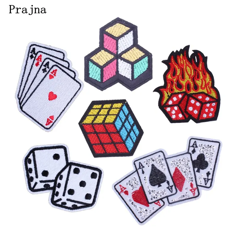 Prajna Magic Cube Patch For Clothing Dice Poker Iron On Stickers DIY Clothes Apparel Accessories Biker Patch For Clothes Jacket
Prajna Magic Cube Patch For Clothing Dice Poker Iron On Stickers DIY Clothes Apparel Accessories Biker Patch For Clothes Jacket