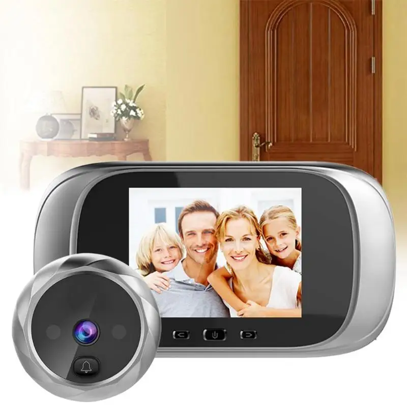 VODOOL DD1 Video Doorbell 2.8" LCD Screen Infrared Motion Sensor Visual Recorder Night Vision HD Camera Security Door Bell Phone
VODOOL DD1 Video Doorbell 2.8" LCD Screen Infrared Motion Sensor Visual Recorder Night Vision HD Camera Security Door Bell Phone