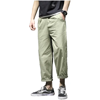 Plain Color Urban Streetwear Ankle Pants Men Casual Zipper Fly Fashion Mans Summer Pants Loose Fit Workout Men Trousers 36
Plain Color Urban Streetwear Ankle Pants Men Casual Zipper Fly Fashion Mans Summer Pants Loose Fit Workout Men Trousers 36