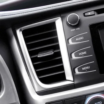 For Toyota Highlander Kluger 2014-2018 ABS Plastic Car Styling middle air conditioner outlet strip Frame Panel Cover Trim
For Toyota Highlander Kluger 2014-2018 ABS Plastic Car Styling middle air conditioner outlet strip Frame Panel Cover Trim