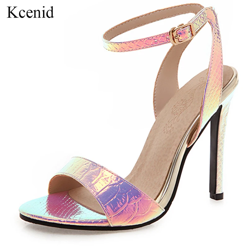 Kcenid 2019 New women's sandals snake print high heels summer colorful shoes woman ankle strap party wedding sandals big size 15
Kcenid 2019 New women's sandals snake print high heels summer colorful shoes woman ankle strap party wedding sandals big size 15
