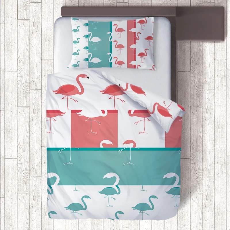 Mint/Coral Ostrich Print Anime Bedding Sets,Single Quilt Set Kids Duvet Cover Pillow Cases Single Bedding Children Bedclothes
Mint/Coral Ostrich Print Anime Bedding Sets,Single Quilt Set Kids Duvet Cover Pillow Cases Single Bedding Children Bedclothes