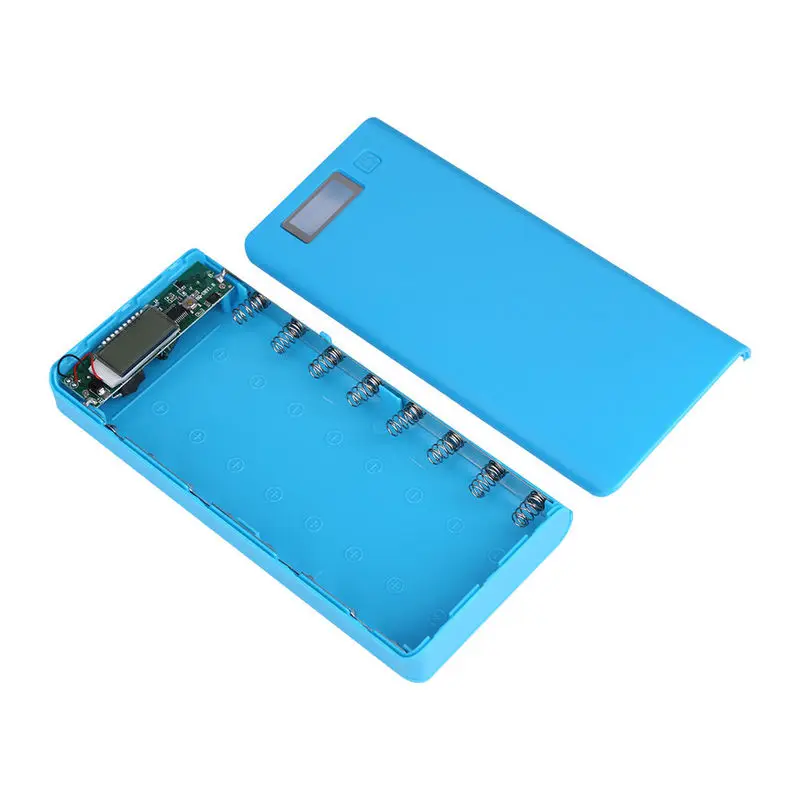 Portable Battery Power Bank Shell Case Box LCD Display Dual USB 2 Ports 8x18650 DIY 5V 2A Powerbank Protector Case No Welding
Portable Battery Power Bank Shell Case Box LCD Display Dual USB 2 Ports 8x18650 DIY 5V 2A Powerbank Protector Case No Welding