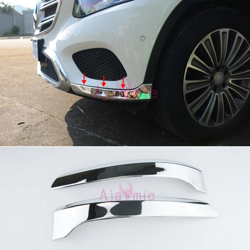 2016 2017 Front Corner Bumper Protector Trim Cover ABS Chrome Car Styling For Mercedes Benz GLC Accessories
2016 2017 Front Corner Bumper Protector Trim Cover ABS Chrome Car Styling For Mercedes Benz GLC Accessories