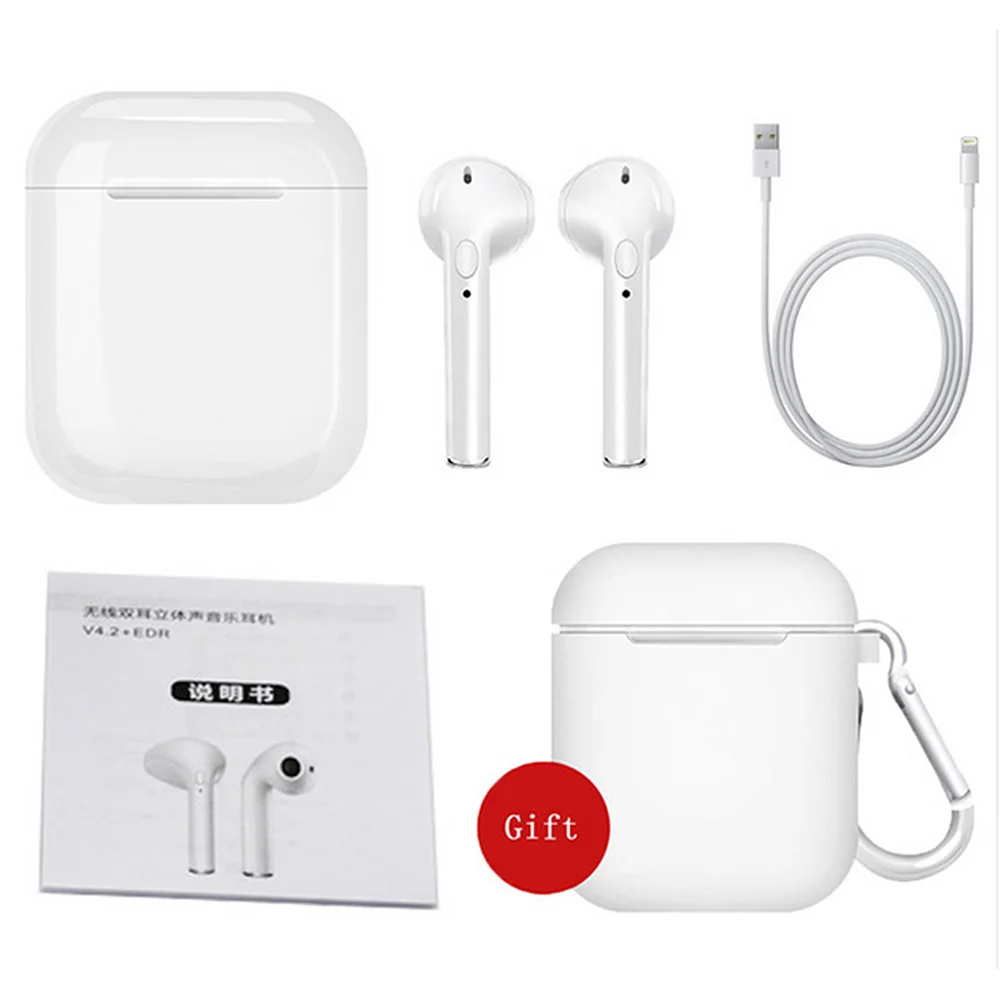 Not Air Pods Bluetooth Headset I7s Tws I9 Hands Free Stereo Earbud Earphone with Mic Double Earpiece for Phone 8 Samsung Xiaomi
Not Air Pods Bluetooth Headset I7s Tws I9 Hands Free Stereo Earbud Earphone with Mic Double Earpiece for Phone 8 Samsung Xiaomi