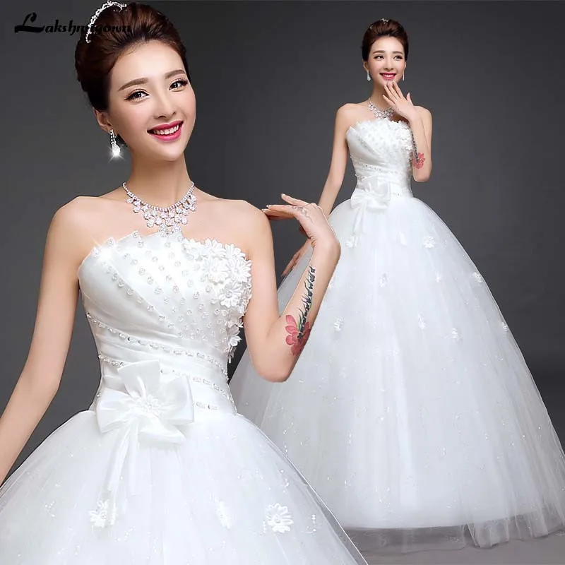 Simple Lace Up Ball Wedding Dresses 2019 Strapless off White Fashion Sexy Wedding Dresses Gown brides plus size vestido de noiva
Simple Lace Up Ball Wedding Dresses 2019 Strapless off White Fashion Sexy Wedding Dresses Gown brides plus size vestido de noiva