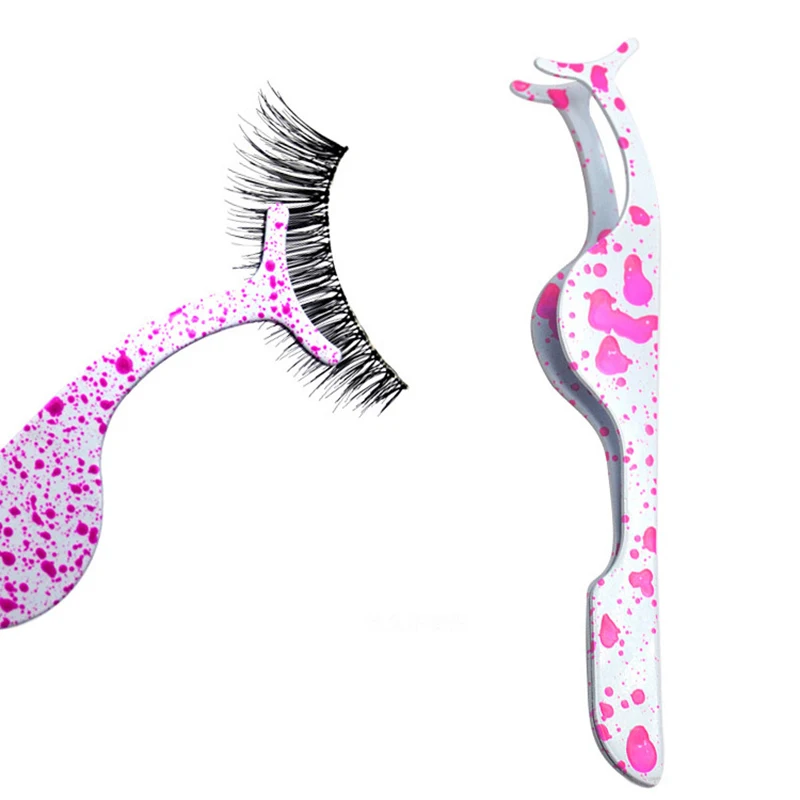 8pcs False Eyelash Tweezers Fake Eye Lash Applicator Extension Curler Nipper Clip Clamp Makeup Tools | Красота и здоровье