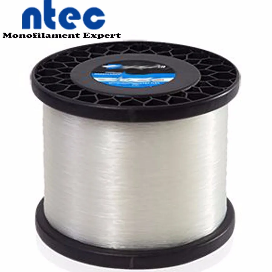 Нейлоновая Леска NTEC для рыбалки 1000 м красная/желтая/синяя/прозрачная/зеленая 4 6 8