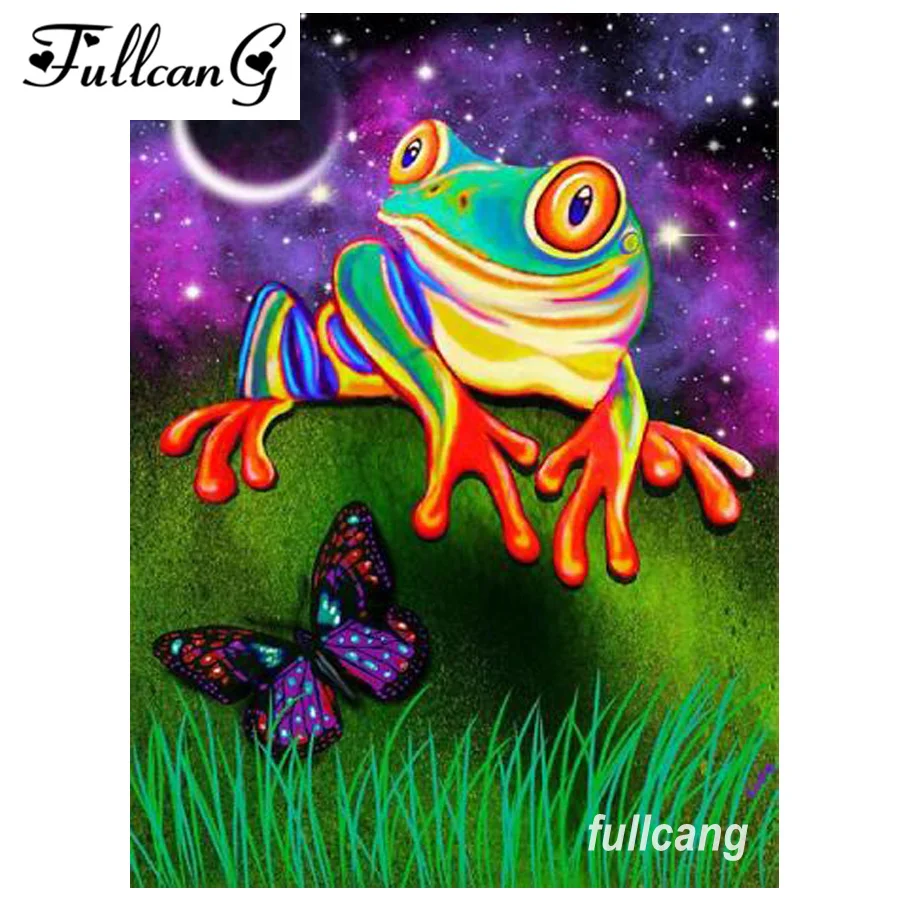 FULLCANG diy diamond embroidery frog drank the butterfly diamond painting cross stitch full square drill 5d mosaic kits D925
FULLCANG diy diamond embroidery frog drank the butterfly diamond painting cross stitch full square drill 5d mosaic kits D925