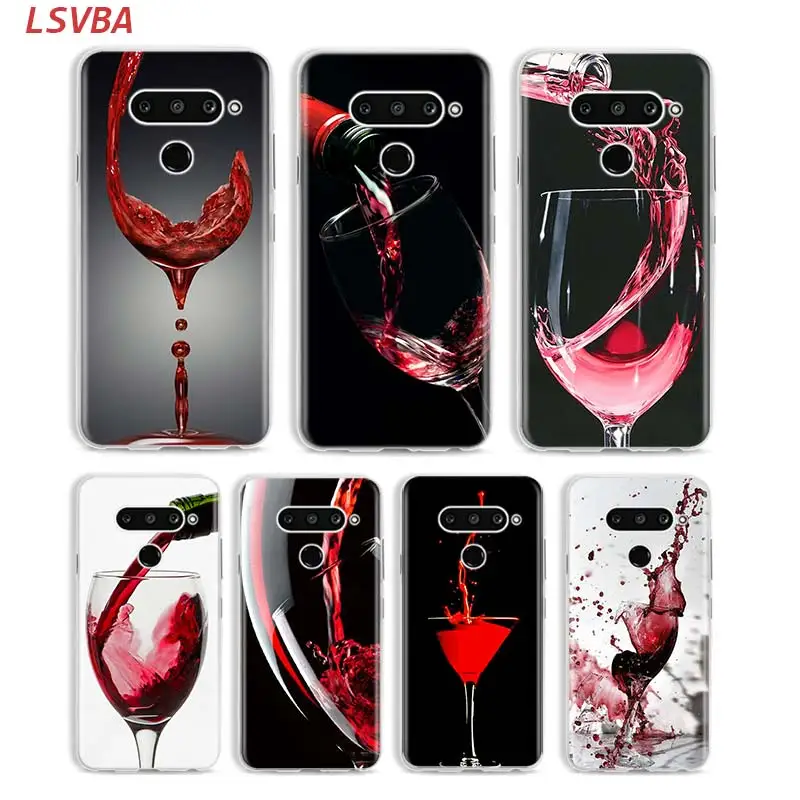 Matte Silicone Case Glass Red Wine for LG K40 Q8 Q7 Q6 V50(5G) V40 V35 V30 V20 G8 G7 G6 G5 ThinQ Phone Shell
Matte Silicone Case Glass Red Wine for LG K40 Q8 Q7 Q6 V50(5G) V40 V35 V30 V20 G8 G7 G6 G5 ThinQ Phone Shell