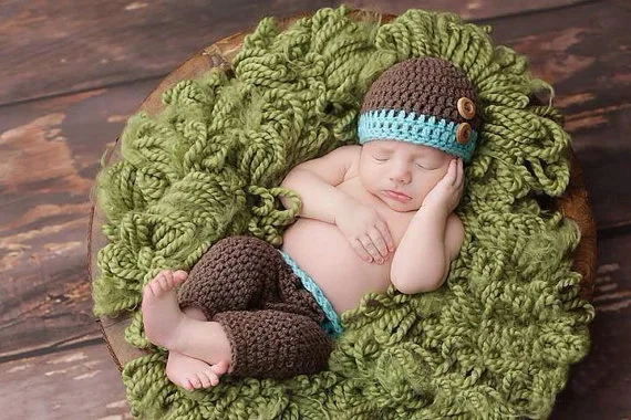 Бесплатная доставка 100% хлопок для новорожденных шапки бини Шапки маленьких