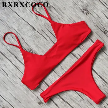 RXRXCOCO Sexy Bikini Low Waist Swimwear Women 2017 Swimming Suit Push Up Bikini Set With Pad Swimsuit Female Beachwear Biquini
RXRXCOCO Sexy Bikini Low Waist Swimwear Women 2017 Swimming Suit Push Up Bikini Set With Pad Swimsuit Female Beachwear Biquini
