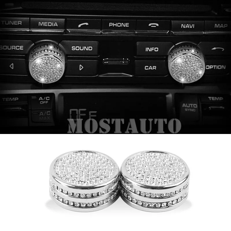 For Porsche 718 Boxster Cayman Diamond Style Air Condition Knob Cover 2011-2018 2pcs Car Accessories Interior Car Decor Car Trim
For Porsche 718 Boxster Cayman Diamond Style Air Condition Knob Cover 2011-2018 2pcs Car Accessories Interior Car Decor Car Trim