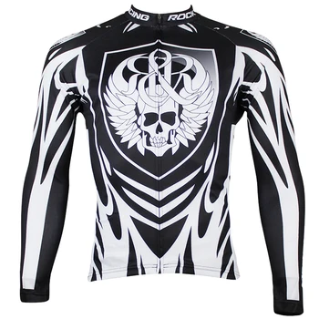 New Wings Skull Men Long sleeve Cycling Jerseys Polyester Bike Apparel Black Cycling Clothing Full Zipper Bicycle Clothes
New Wings Skull Men Long sleeve Cycling Jerseys Polyester Bike Apparel Black Cycling Clothing Full Zipper Bicycle Clothes