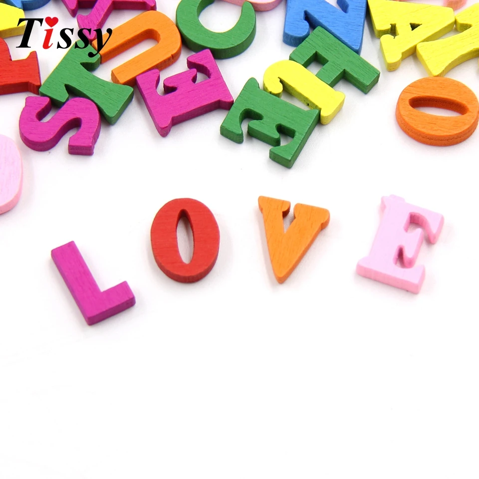 100PCS Wooden Letter Alphabet Word Party Favors DIY Scrapbooking Crafts Kids Toys Home Decoration Wedding Party Decoration
100PCS Wooden Letter Alphabet Word Party Favors DIY Scrapbooking Crafts Kids Toys Home Decoration Wedding Party Decoration