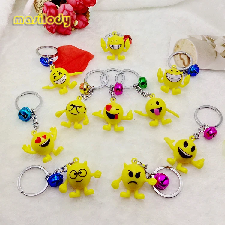 100pcs/Lot Acrylic Emoji Keychain PVC Emoticon Face Key Chain Bag Keyring Cartoon Minions Keychain Doll Bell Key Ring
100pcs/Lot Acrylic Emoji Keychain PVC Emoticon Face Key Chain Bag Keyring Cartoon Minions Keychain Doll Bell Key Ring