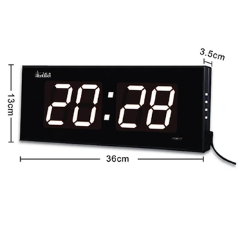 Large led digital wall clock living room big screen led numbers clock desktop and hanging dual-use decor clock with luminova
Large led digital wall clock living room big screen led numbers clock desktop and hanging dual-use decor clock with luminova