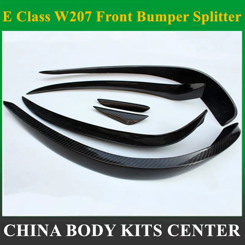 Mercedes E Class W207 Gloss Black carbon fiber Front Bumper Splitter One Set With Six Pieces For Benz W207 2-door 2013+
Mercedes E Class W207 Gloss Black carbon fiber Front Bumper Splitter One Set With Six Pieces For Benz W207 2-door 2013+