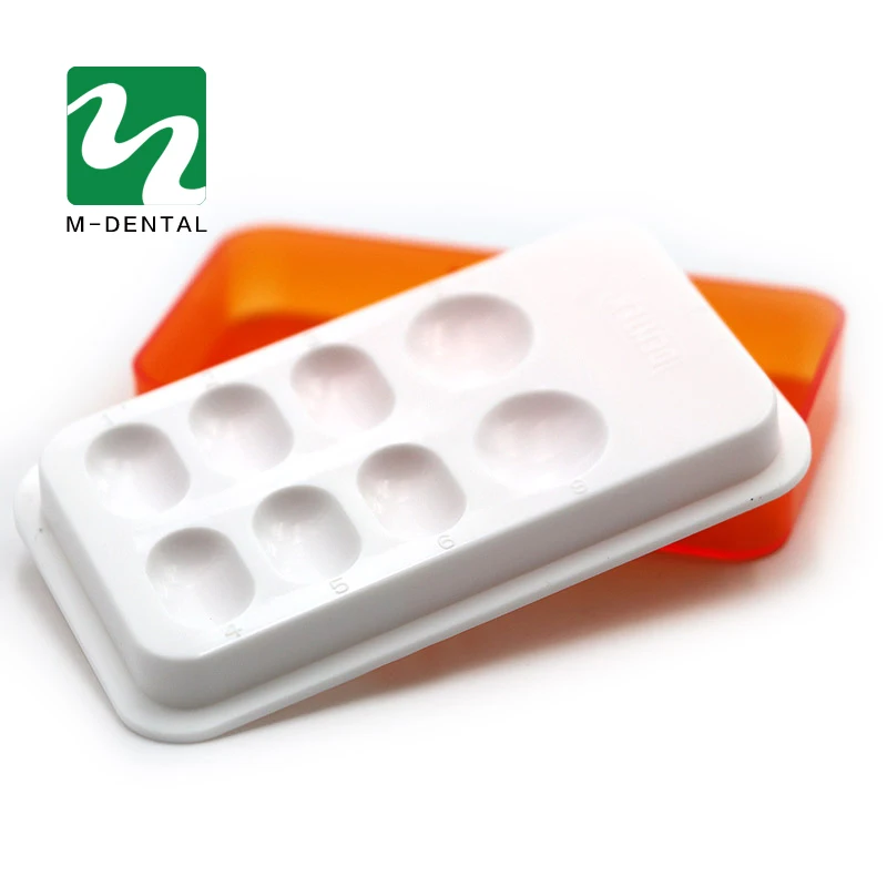 1PC Dental Mixing Watering Moisturizing Plate 8 Slot Resin Palette with Cover For Dental Lab
1PC Dental Mixing Watering Moisturizing Plate 8 Slot Resin Palette with Cover For Dental Lab