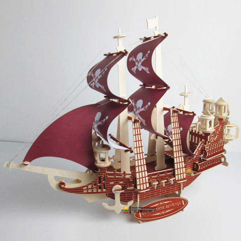 Wooden boat model puzzle wooden boat handmade assembly sailing model decoration ornament adult assembled pirate ship
Wooden boat model puzzle wooden boat handmade assembly sailing model decoration ornament adult assembled pirate ship