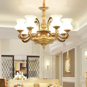 European Lustre Zinc Alloy Led Chandeliers Lighting Living Room Led Pendant Chandelier Lights Dining Room Hanging Light Fixtures
European Lustre Zinc Alloy Led Chandeliers Lighting Living Room Led Pendant Chandelier Lights Dining Room Hanging Light Fixtures